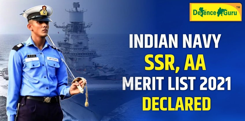 Indian Navy SSR Merit list declared